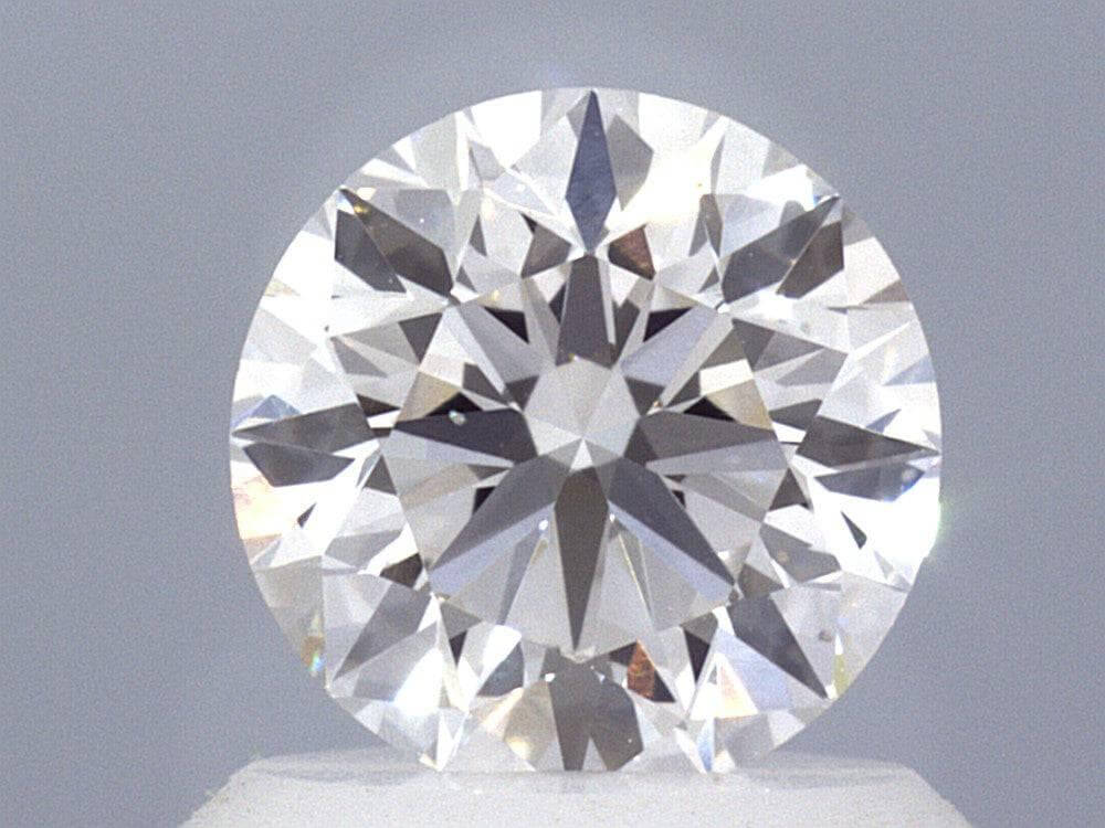 1.01 Carat Round Lab Created Diamond Ring - Shape of Brilliant
