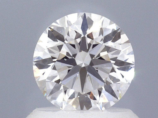 1.01 Carat Round Lab Created Diamond Ring - Shape of Brilliant