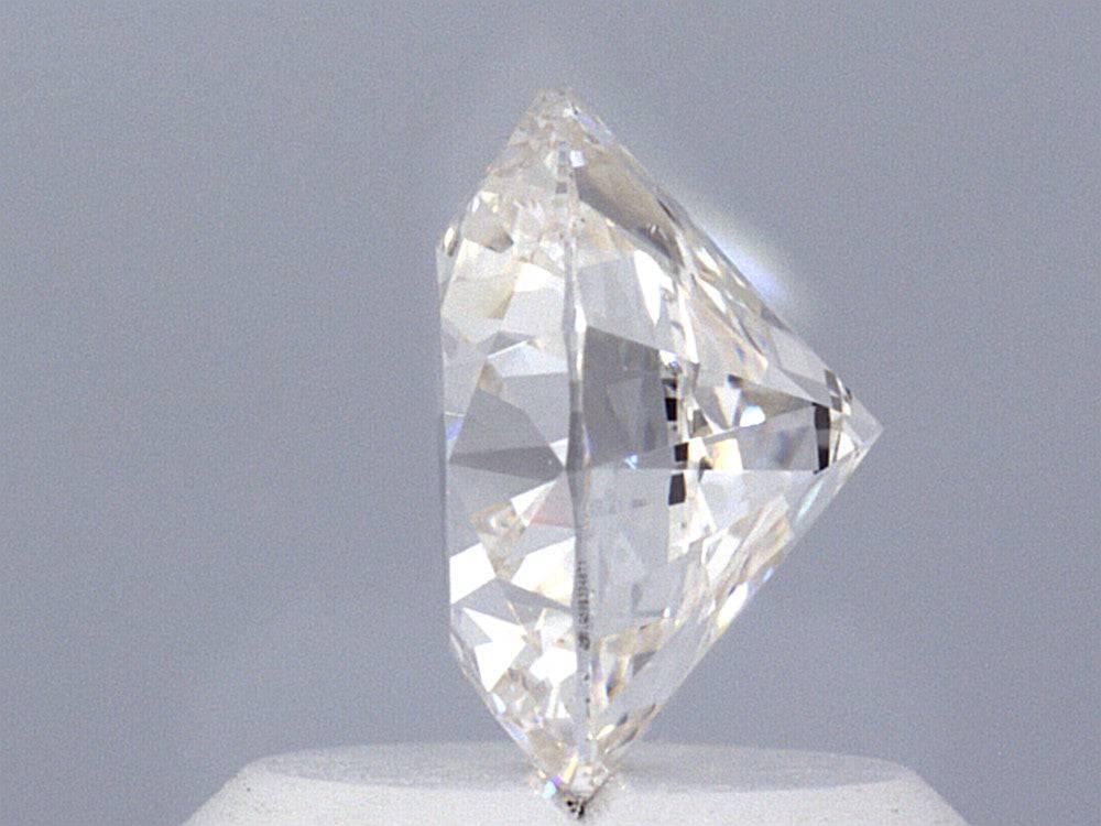 1.01 Carat Round Lab Created Diamond Ring - Shape of Brilliant