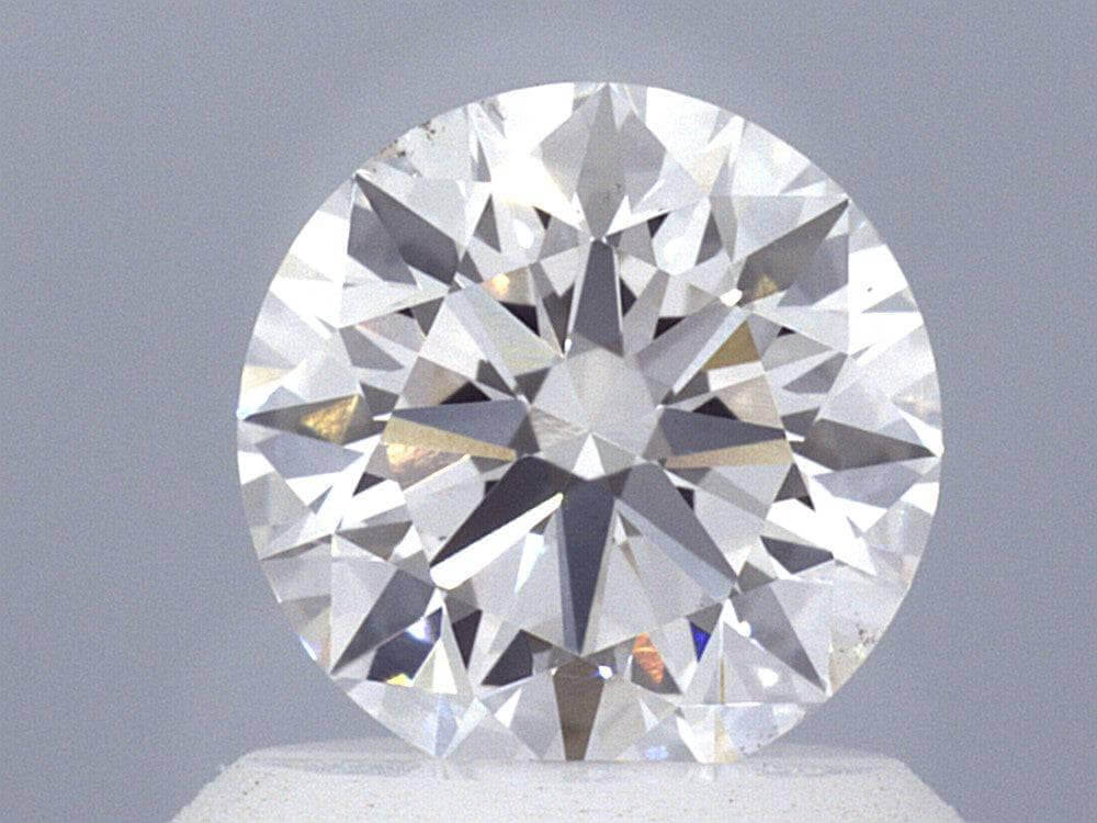 1.01 Carat Round Lab Created Diamond Ring - Shape of Brilliant