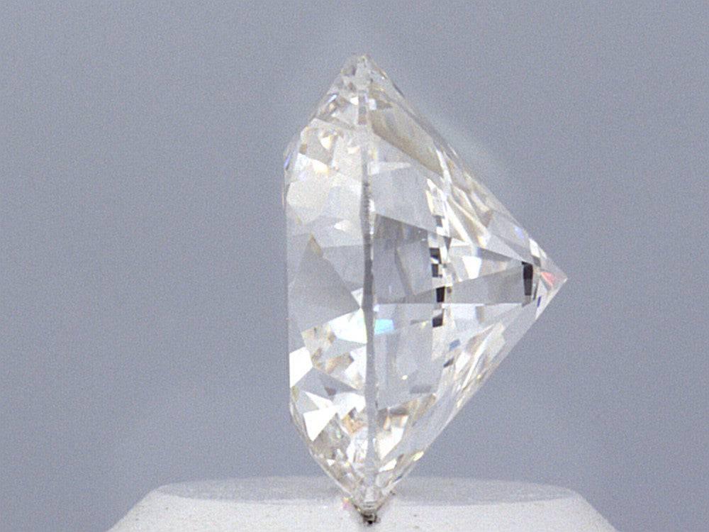 1.01 Carat Round Lab Created Diamond Ring - Shape of Brilliant