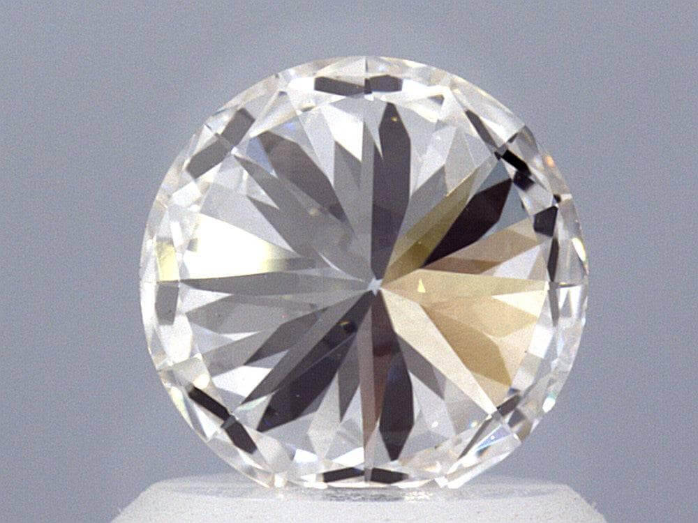 1.01 Carat Round Lab Created Diamond Ring - Shape of Brilliant