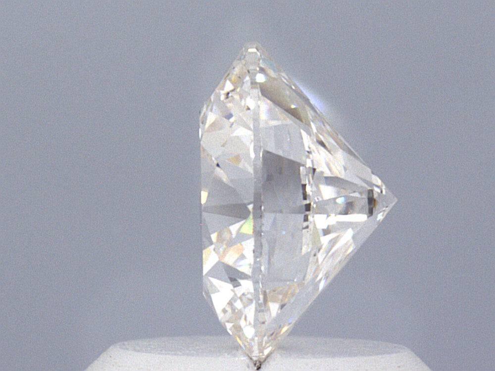 1.01 Carat Round Lab Created Diamond Ring - Shape of Brilliant