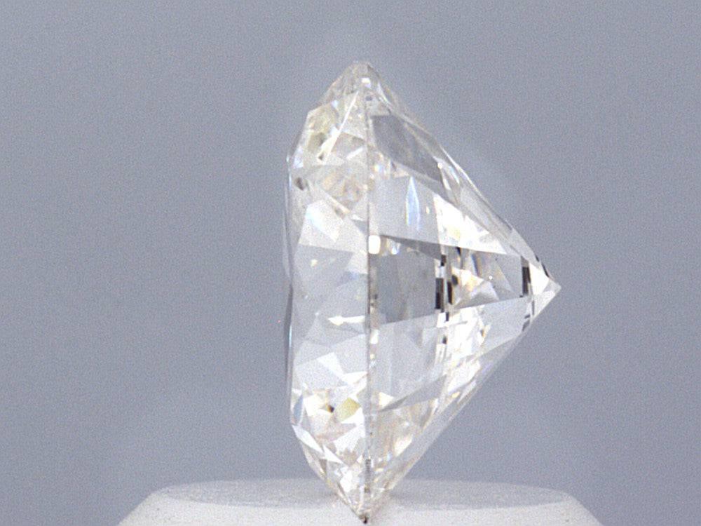 1.01 Carat Round Lab Created Diamond Ring - Shape of Brilliant