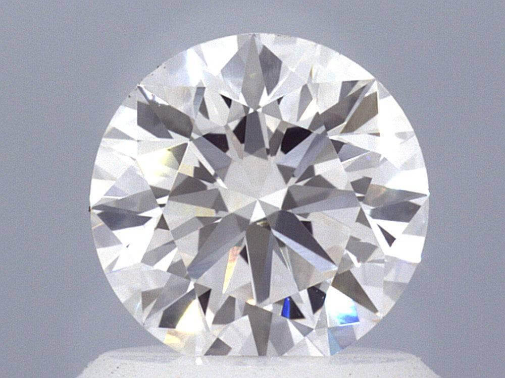 1.01 Carat Round Lab Diamond Engagement Ring - Shape of Brilliant