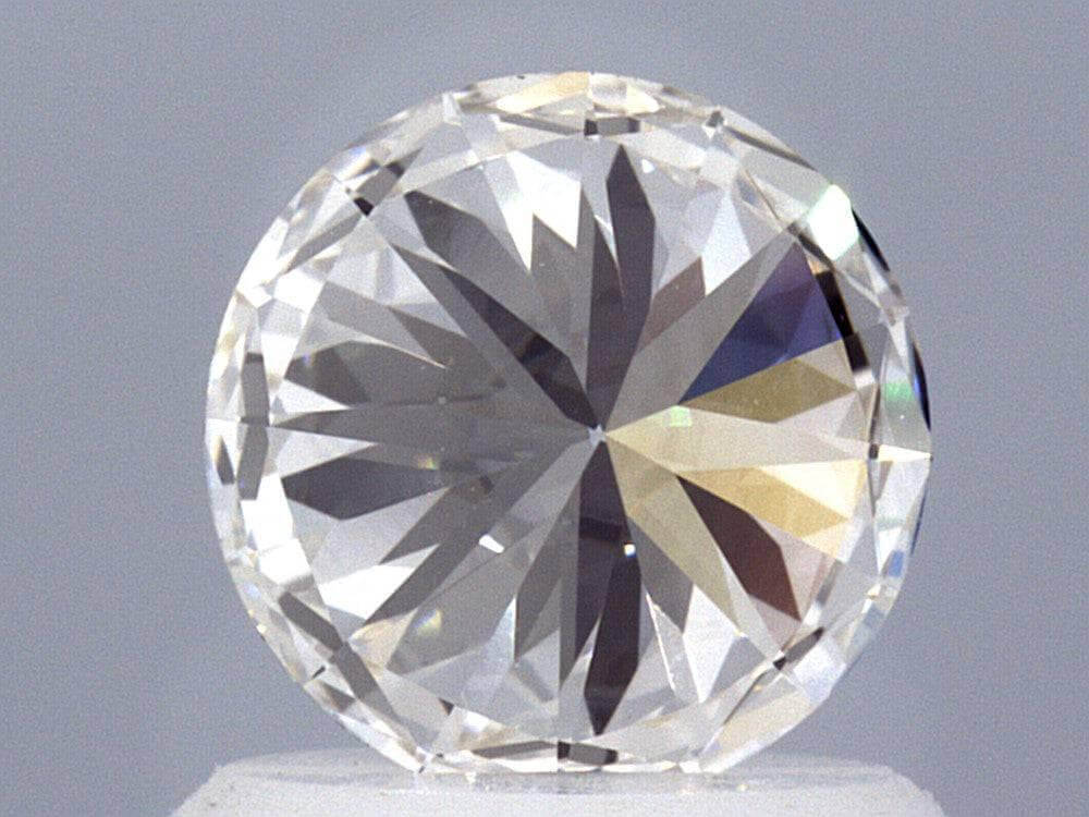 1.01 Carat Round Lab Diamond Engagement Ring - Shape of Brilliant