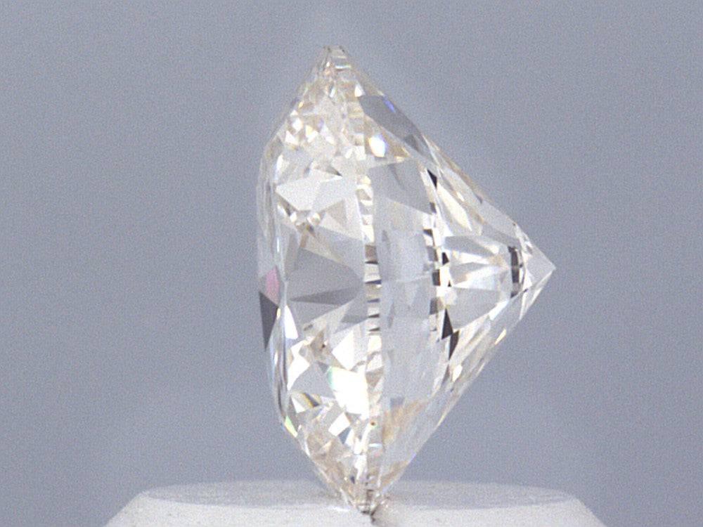 1.01 Carat Round Lab Diamond Engagement Ring - Shape of Brilliant