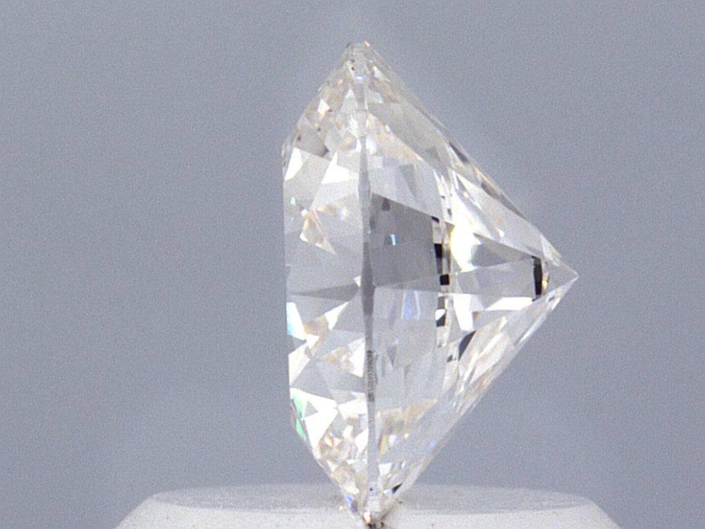 1.01 Carat Round Lab Diamond Engagement Ring - Shape of Brilliant