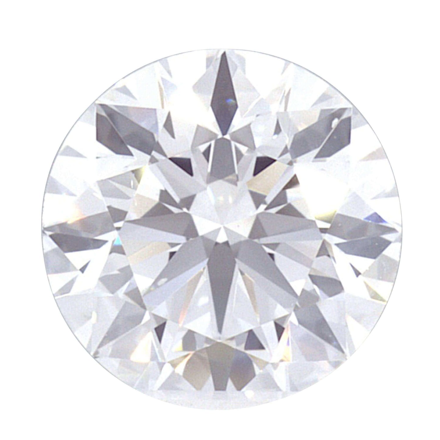 1.04 Carat Lab Grown Ideal Round Brilliant Solitaire Engagement Ring - Shape of Brilliant