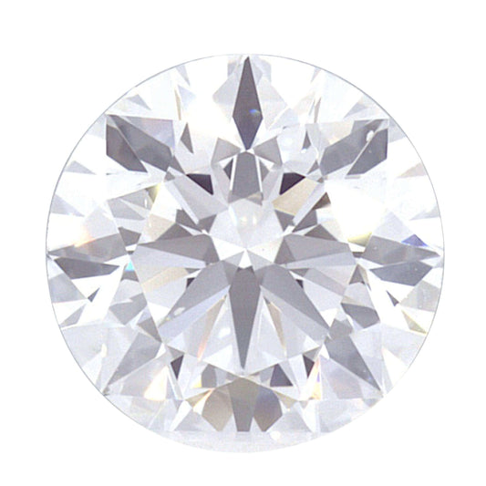 1.04 Carat Lab Grown Ideal Round Brilliant Solitaire Engagement Ring - Shape of Brilliant