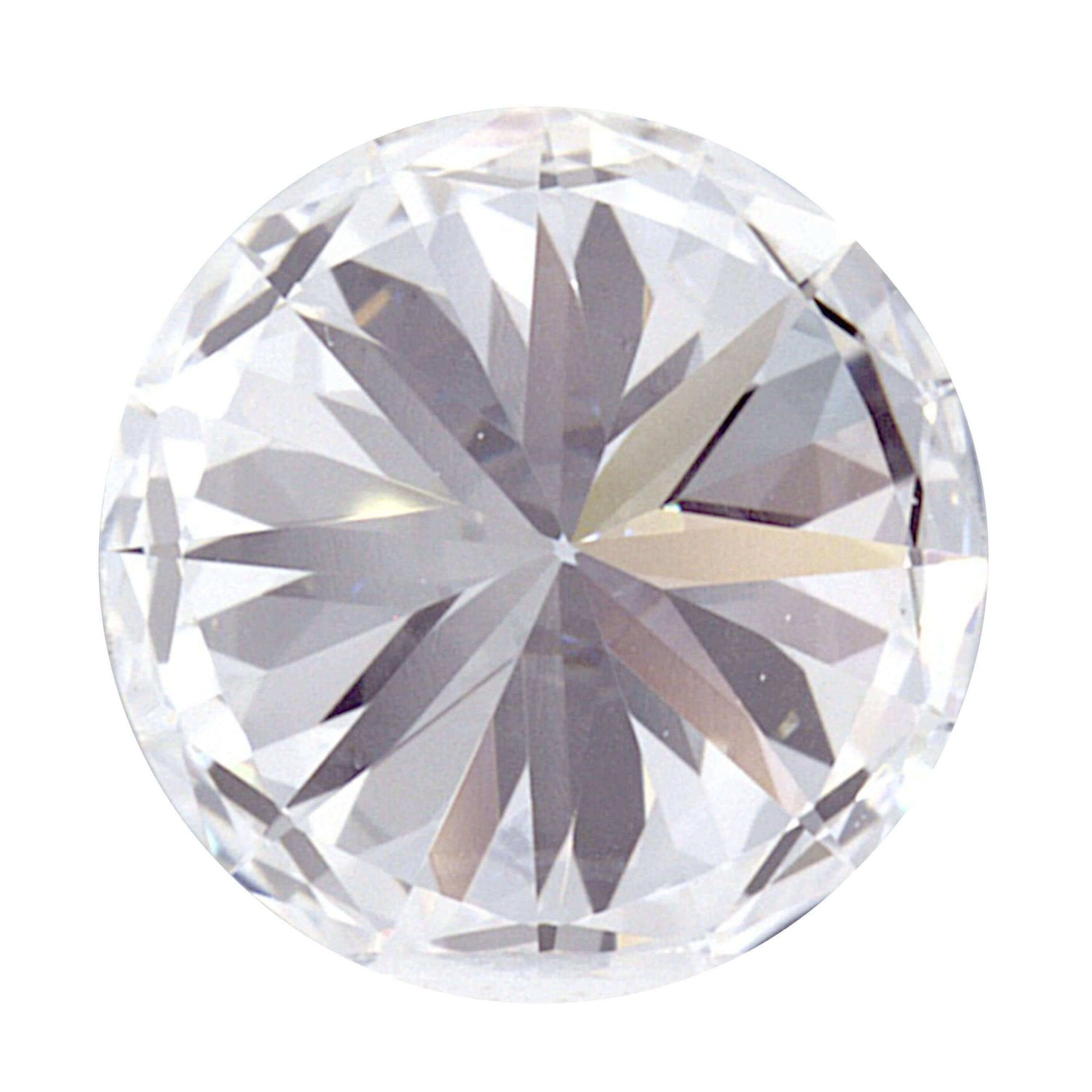 1.04 Carat Lab Grown Ideal Round Brilliant Solitaire Engagement Ring - Shape of Brilliant