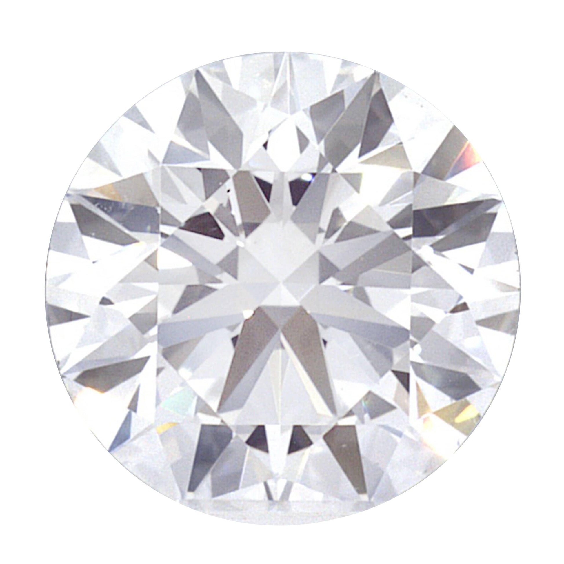 1.05 Carat Ideal Round Brilliant Grown Diamond Engagement Ring - Shape of Brilliant