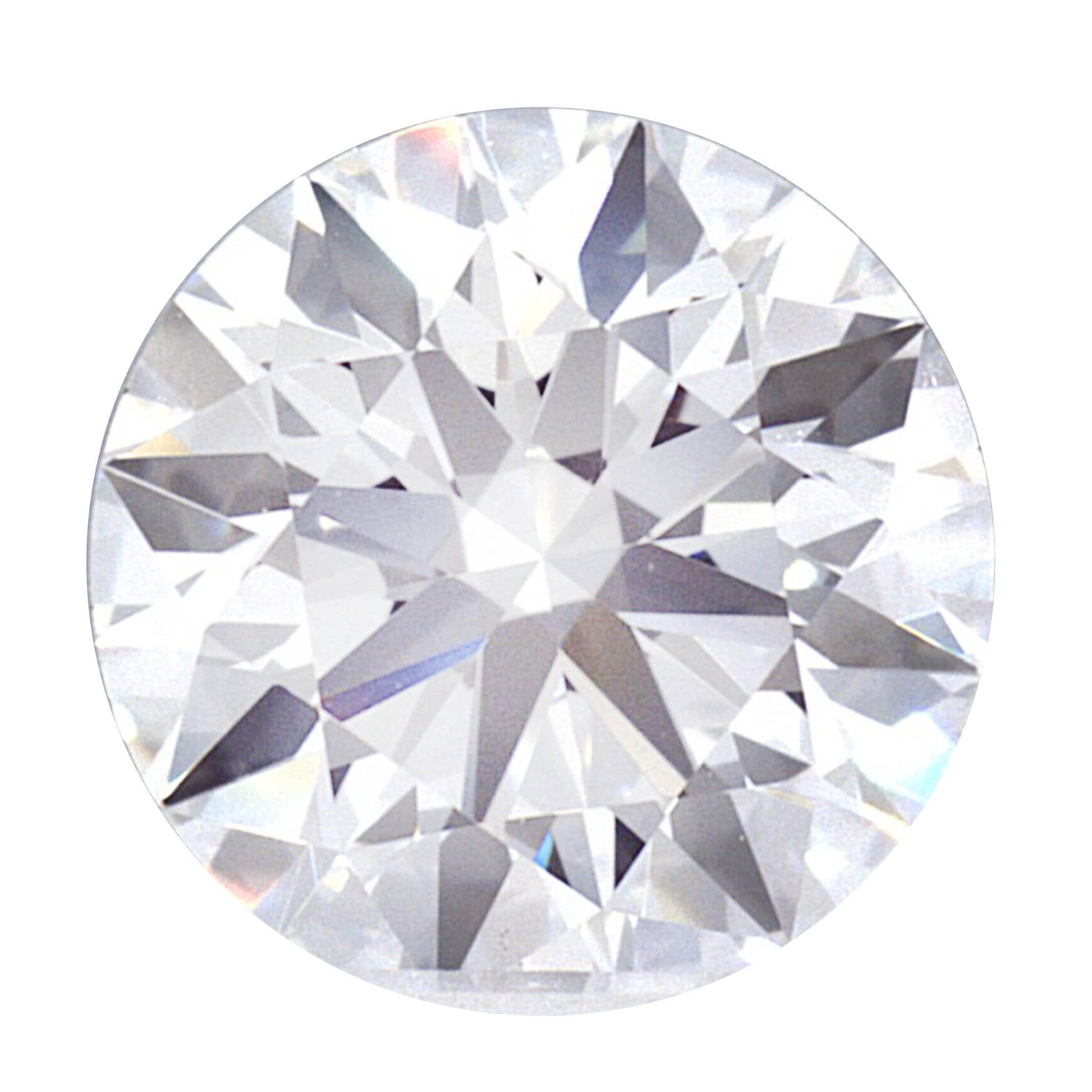 1.05 Carat Lab Grown Ideal Round Brilliant Diamond Engagement Ring - Shape of Brilliant