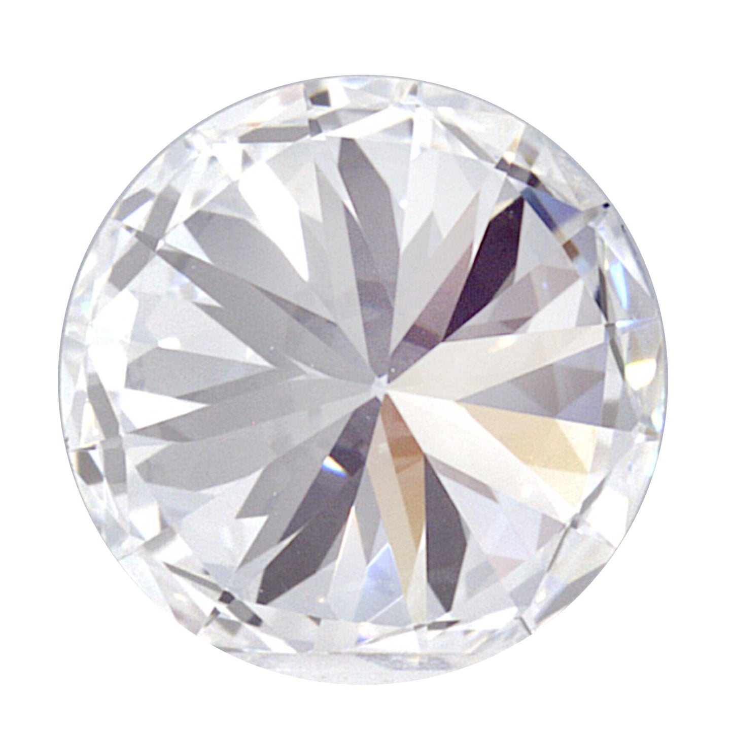 1.05 Carat Lab Grown Ideal Round Brilliant Diamond Engagement Ring - Shape of Brilliant