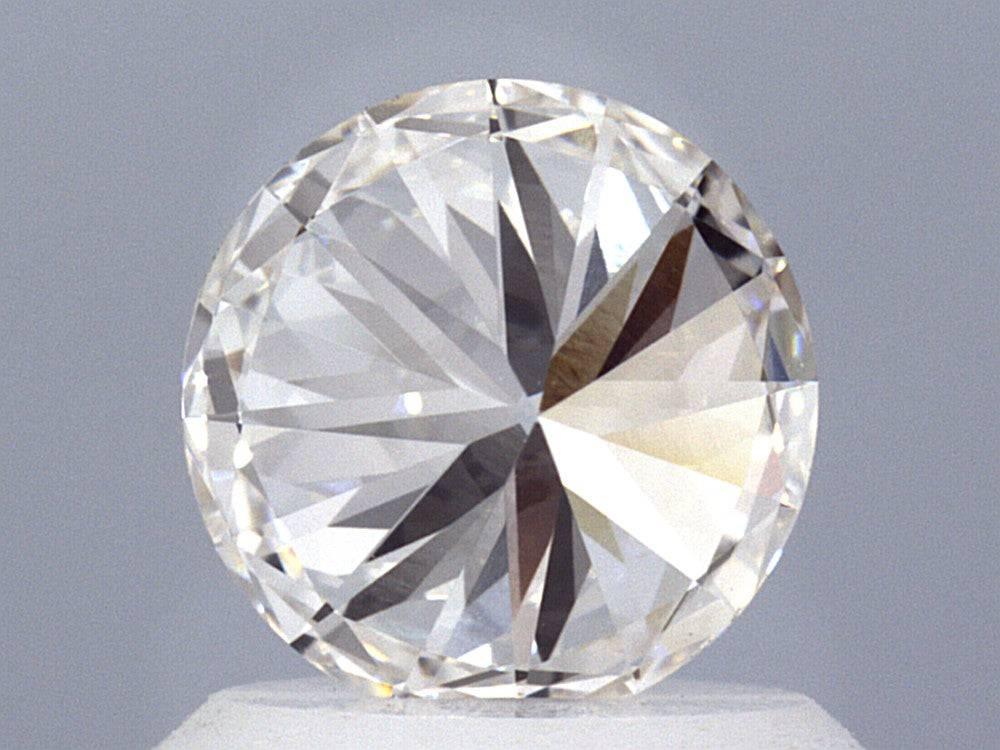 1.05 Carat Round Brilliant Grown Diamond Engagement Ring - Shape of Brilliant
