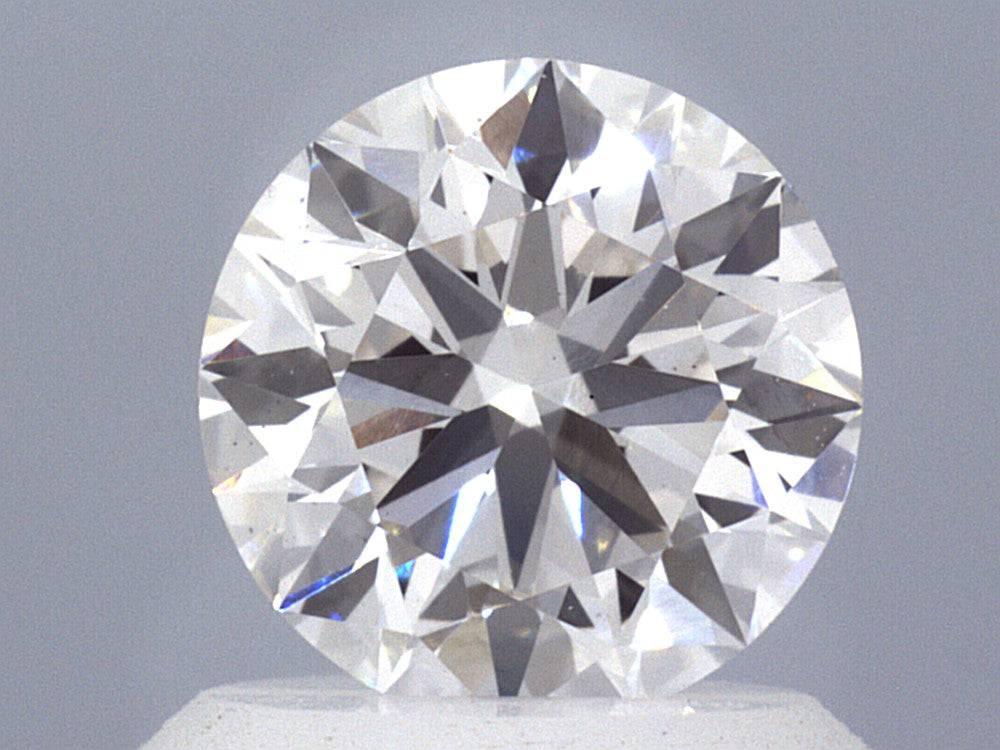 1.05 Carat Round Brilliant Lab Created Diamond Ring - Shape of Brilliant