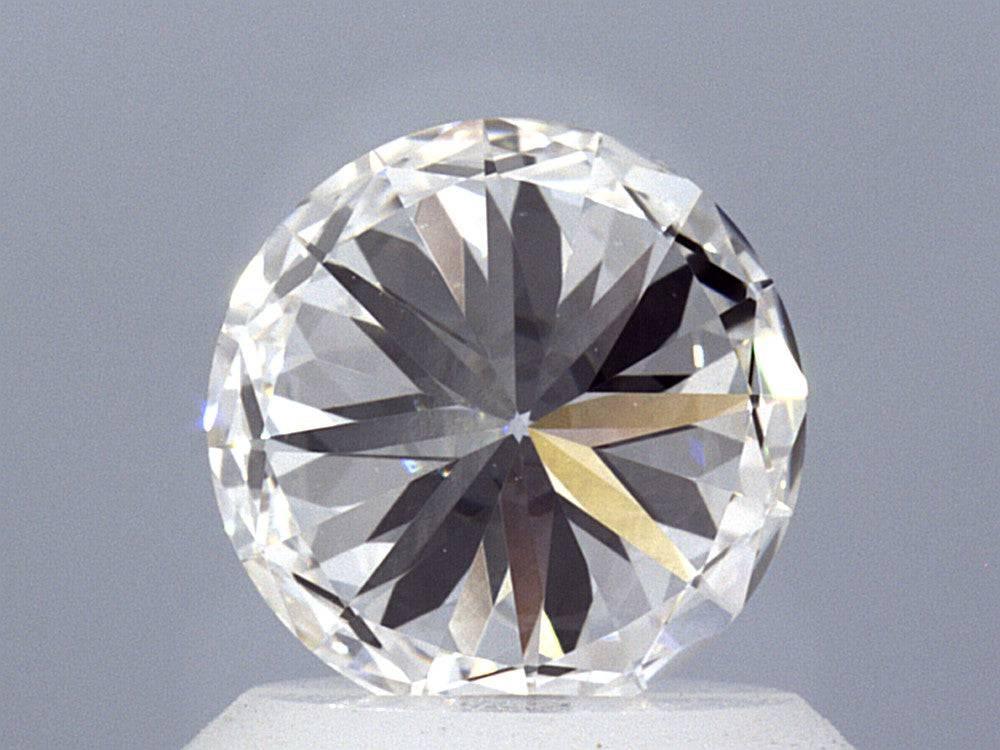 1.05 Carat Round Brilliant Lab Created Diamond Ring - Shape of Brilliant