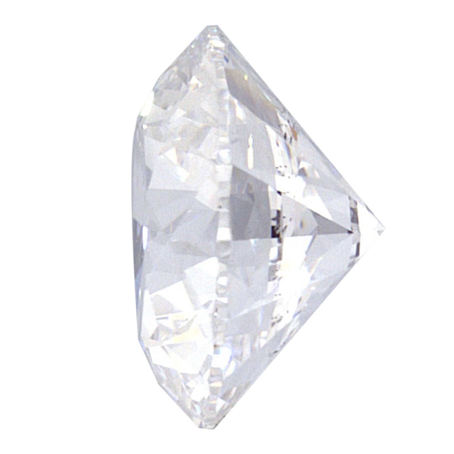 1.06 Carat Lab Grown Ideal Round Brilliant Solitaire Engagement Ring - Shape of Brilliant