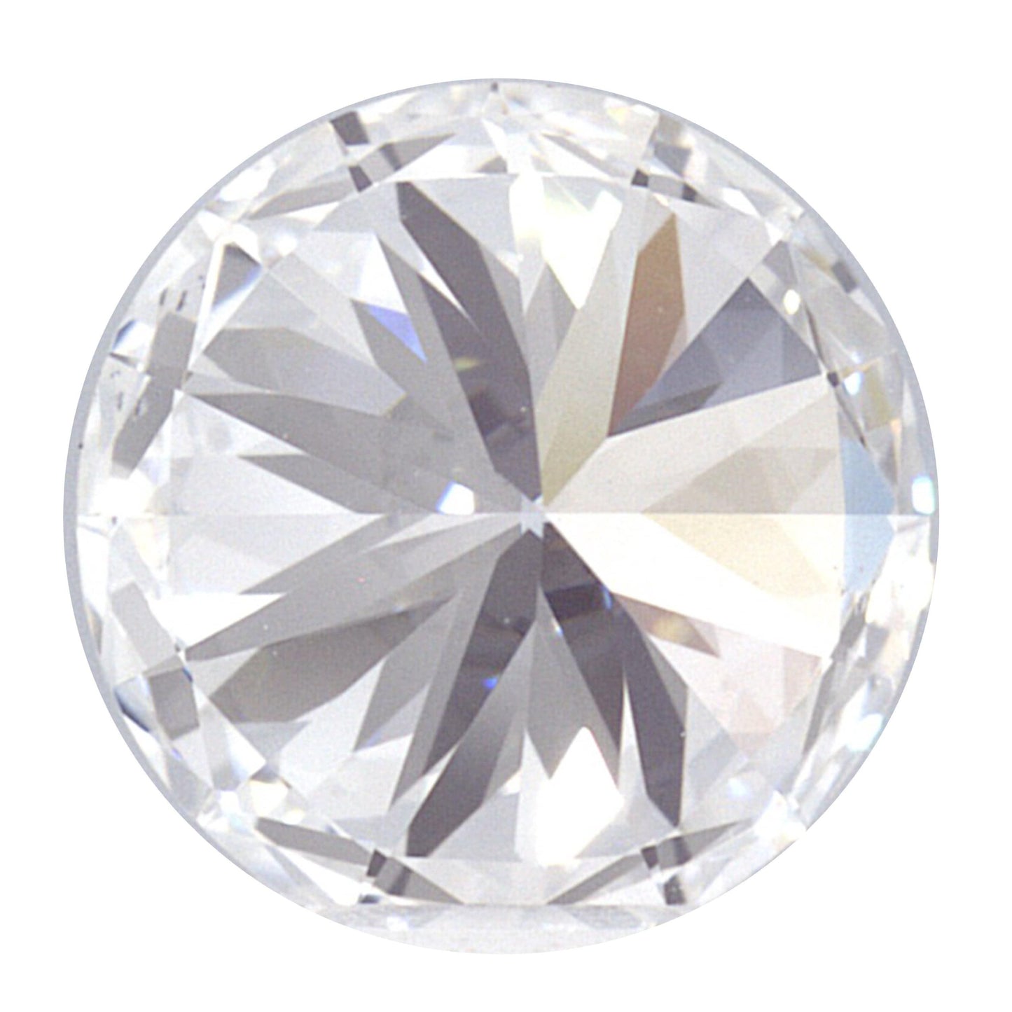 1.06 Carat Lab Grown Ideal Round Brilliant Solitaire Engagement Ring - Shape of Brilliant