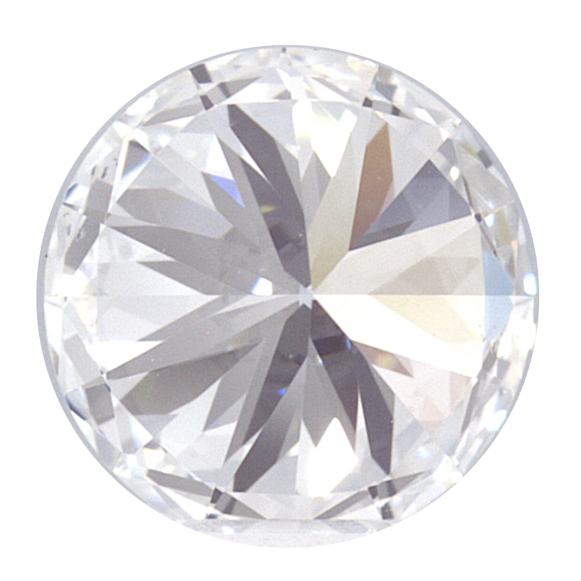 1.06 Carat Lab Grown Ideal Round Brilliant Solitaire Engagement Ring - Shape of Brilliant