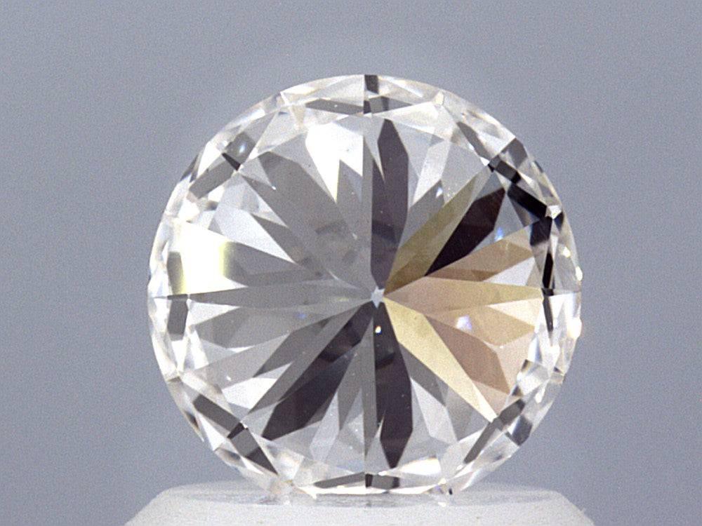 1.06 Carat Round Brilliant Lab Created Diamond Ring - Shape of Brilliant