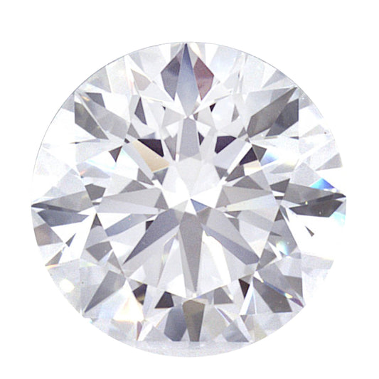 1.07 Carat Lab Grown Ideal Round Brilliant Diamond Engagement Ring - Shape of Brilliant