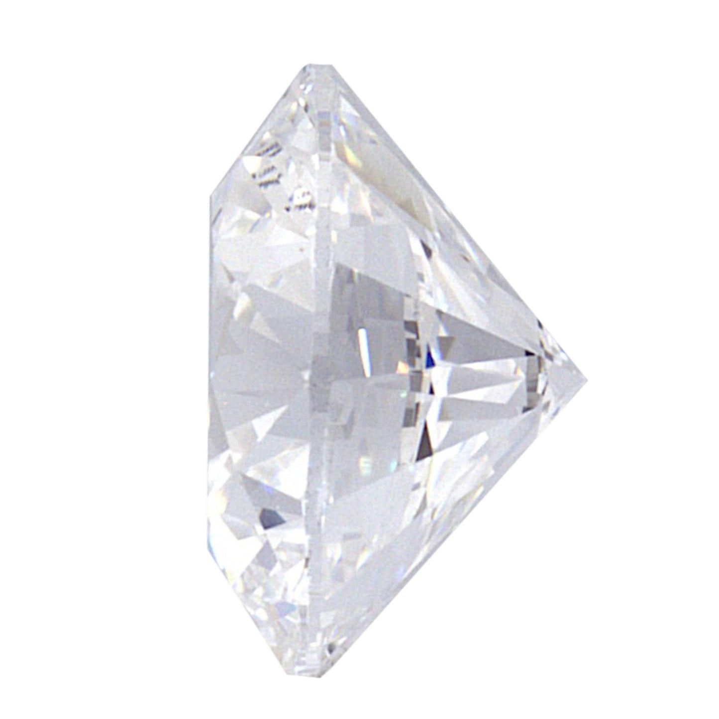 1.07 Carat Lab Grown Ideal Round Brilliant Diamond Engagement Ring - Shape of Brilliant