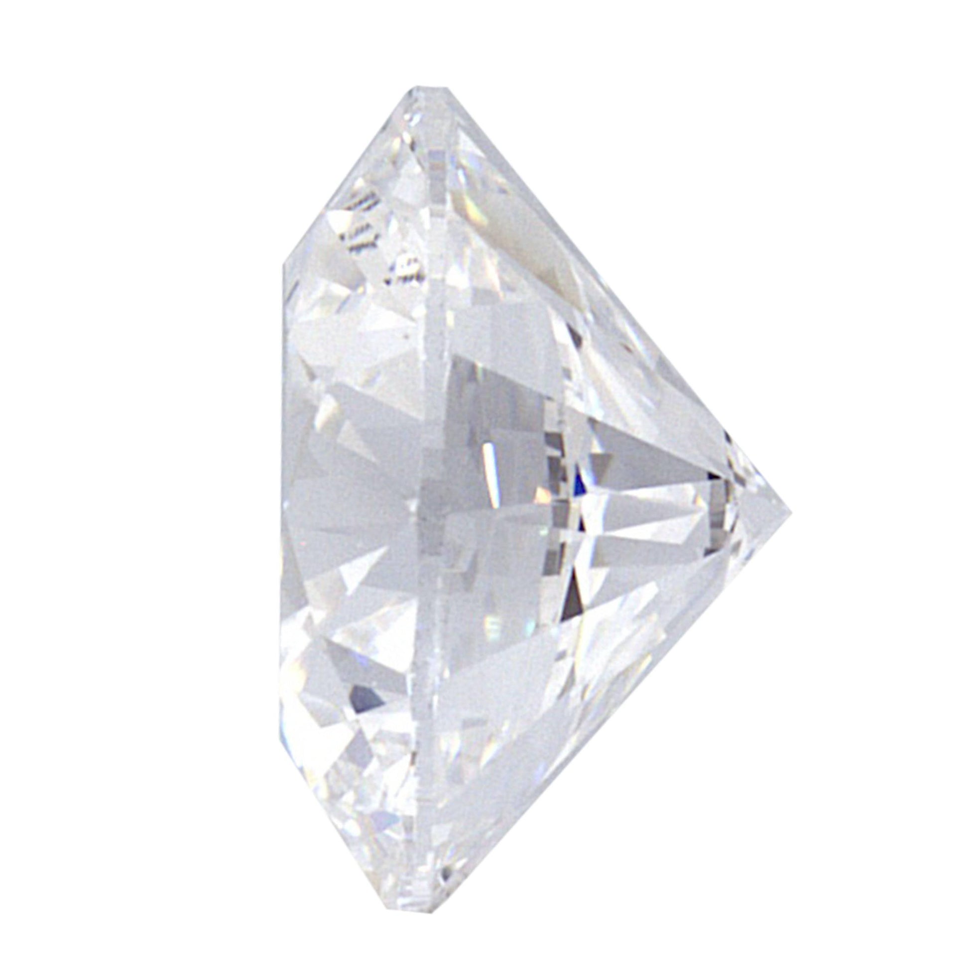 1.07 Carat Lab Grown Ideal Round Brilliant Diamond Engagement Ring - Shape of Brilliant