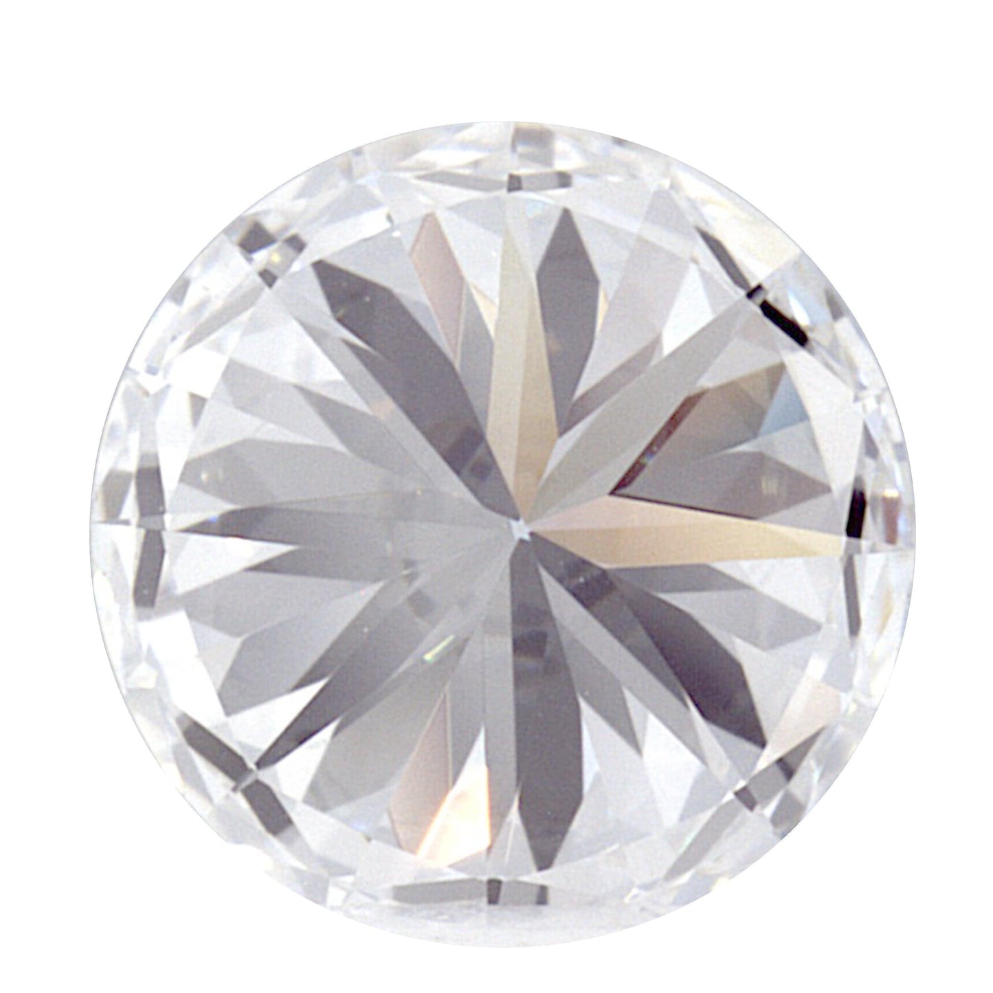1.07 Carat Lab Grown Ideal Round Brilliant Diamond Engagement Ring - Shape of Brilliant