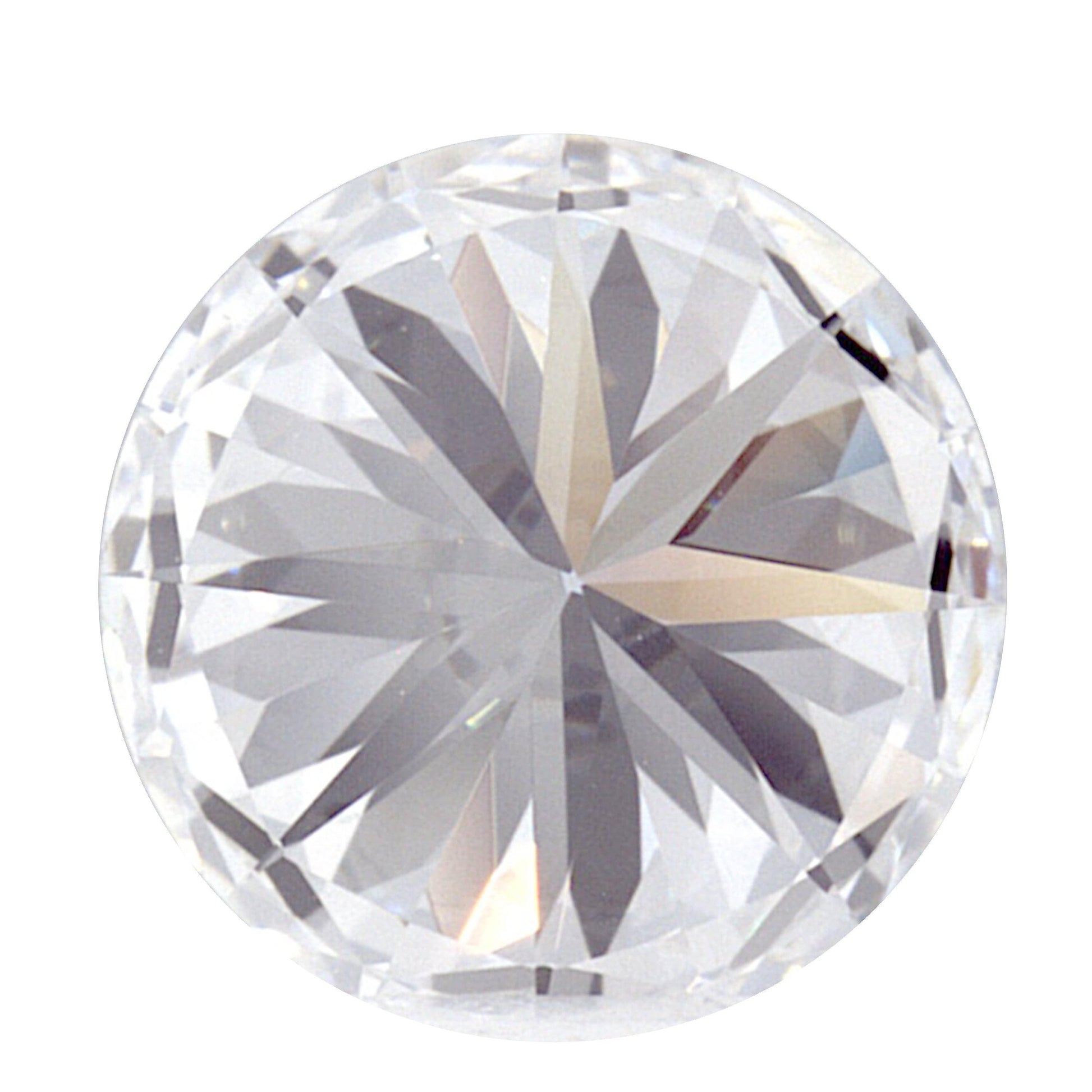 1.07 Carat Lab Grown Ideal Round Brilliant Diamond Engagement Ring - Shape of Brilliant