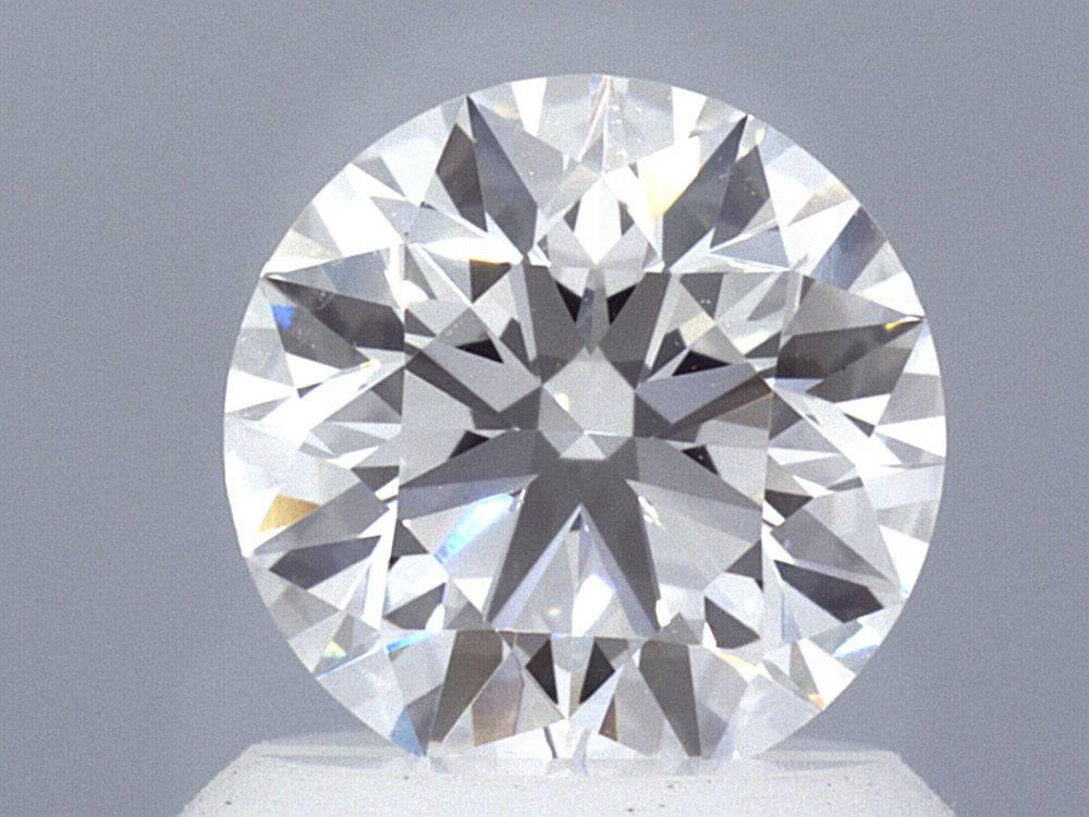 1.07 Carat Round Brilliant Lab Diamond Solitaire Engagement Ring - Shape of Brilliant