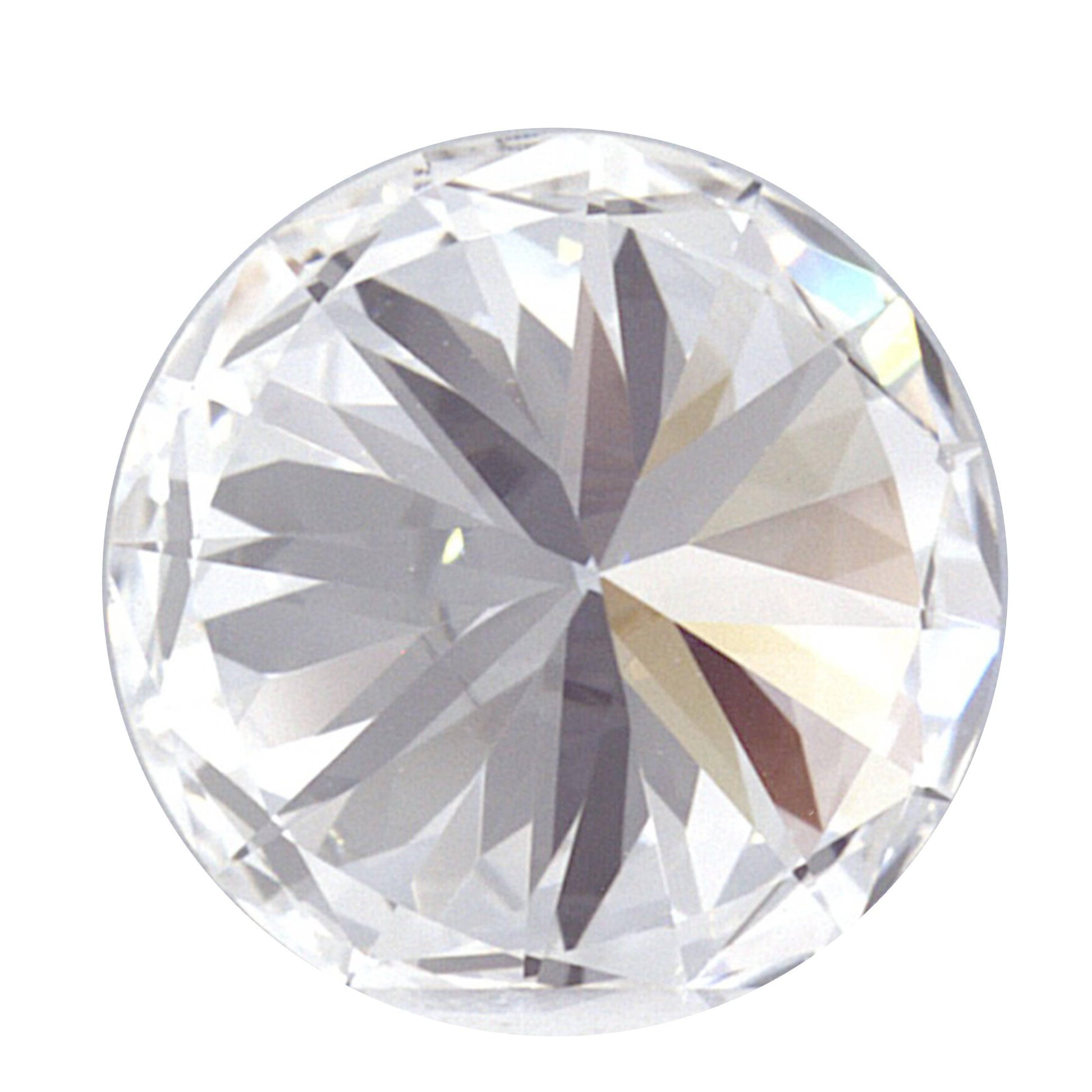 1.08 Carat Lab Grown Ideal Round Brilliant Diamond Engagement Ring - Shape of Brilliant