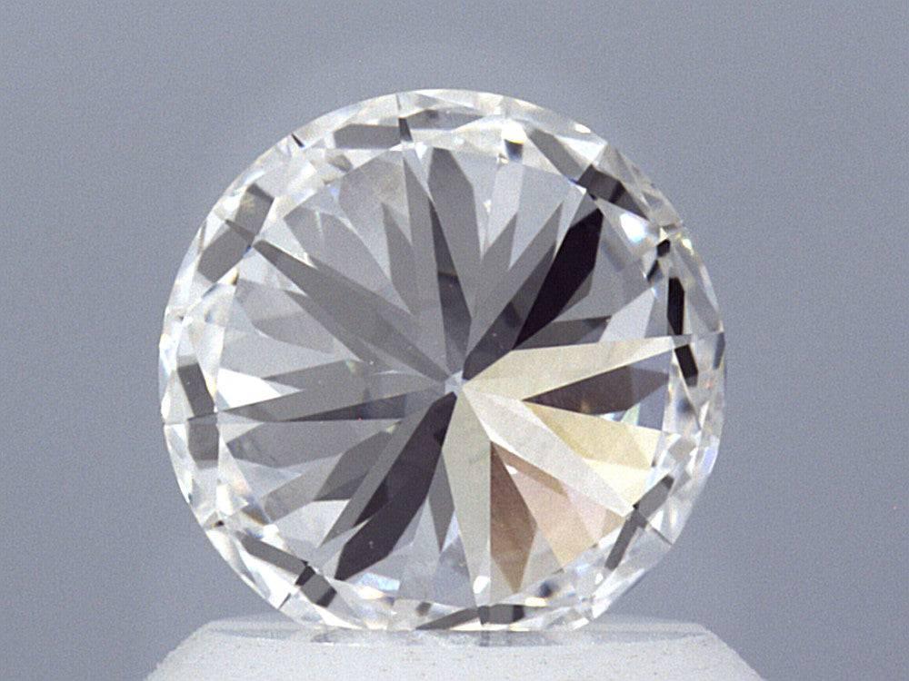 1.09 Carat Lab Created Round Brilliant Solitaire Engagement Ring - Shape of Brilliant