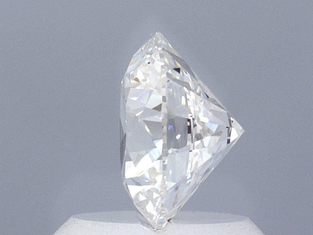 1.09 Carat Lab Created Round Brilliant Solitaire Engagement Ring - Shape of Brilliant