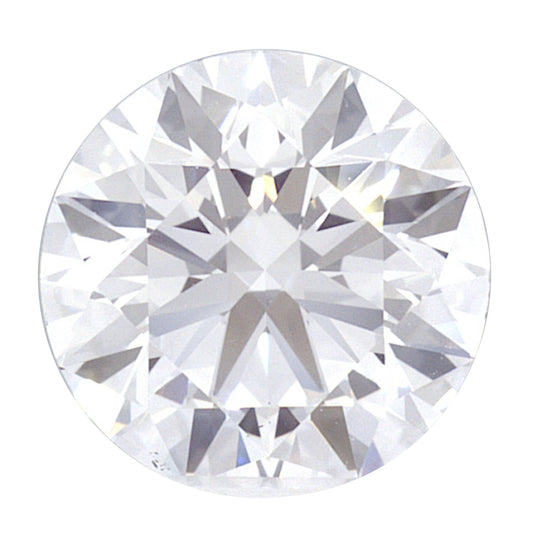 1.09 Carat Lab Grown Ideal Round Brilliant Solitaire Engagement Ring - Shape of Brilliant