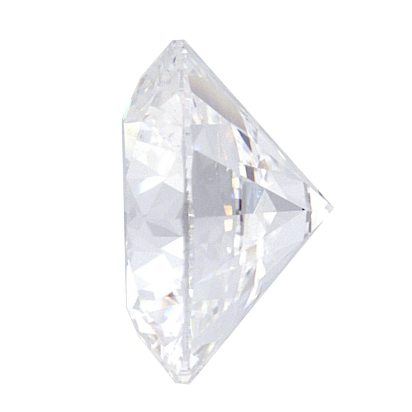 1.09 Carat Lab Grown Ideal Round Brilliant Solitaire Engagement Ring - Shape of Brilliant