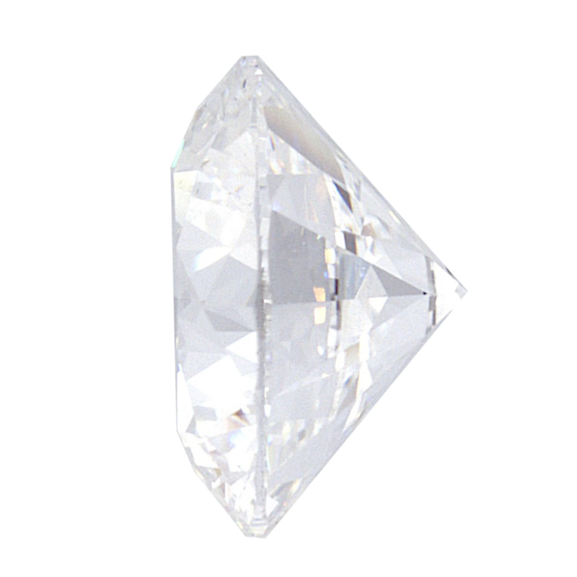 1.09 Carat Lab Grown Ideal Round Brilliant Solitaire Engagement Ring - Shape of Brilliant