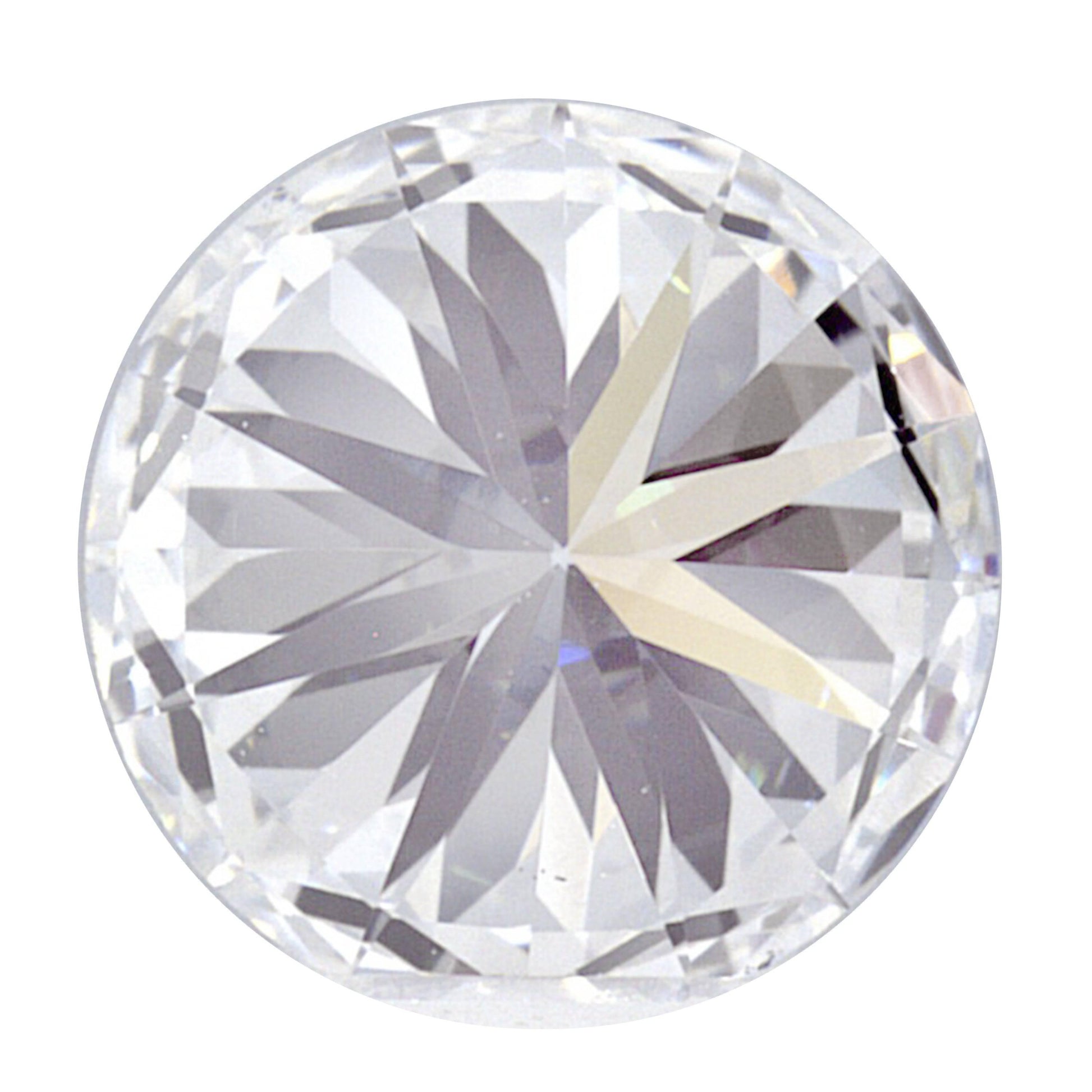 1.09 Carat Lab Grown Ideal Round Brilliant Solitaire Engagement Ring - Shape of Brilliant