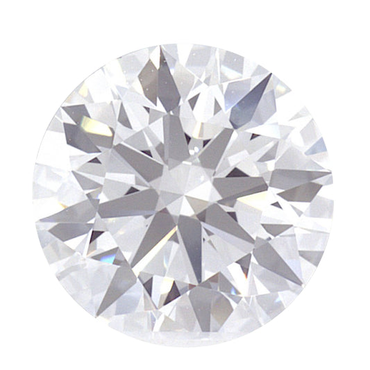 1.1 Carat Lab Created Ideal Round Brilliant Diamond Engagement Ring - Shape of Brilliant