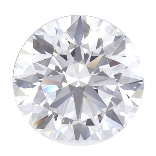 1.1 Carat Lab Grown Ideal Round Brilliant Diamond Engagement Ring - Shape of Brilliant