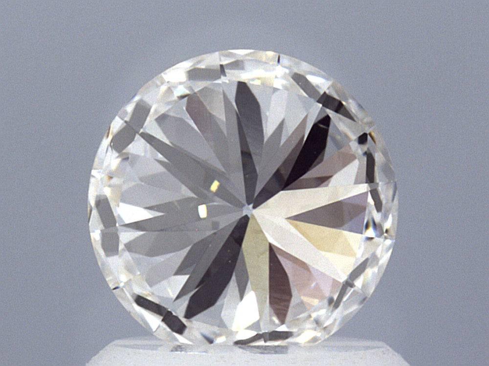 1.1 Carat Round Brilliant Lab Created Diamond Solitaire Engagement Ring - Shape of Brilliant