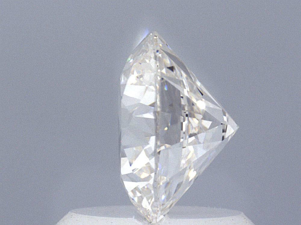 1.1 Carat Round Brilliant Lab Created Diamond Solitaire Engagement Ring - Shape of Brilliant