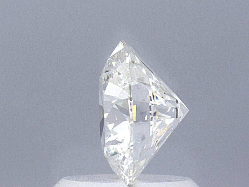 1.11 Carat Round Brilliant Lab Created Diamond Solitaire Ring - Shape of Brilliant