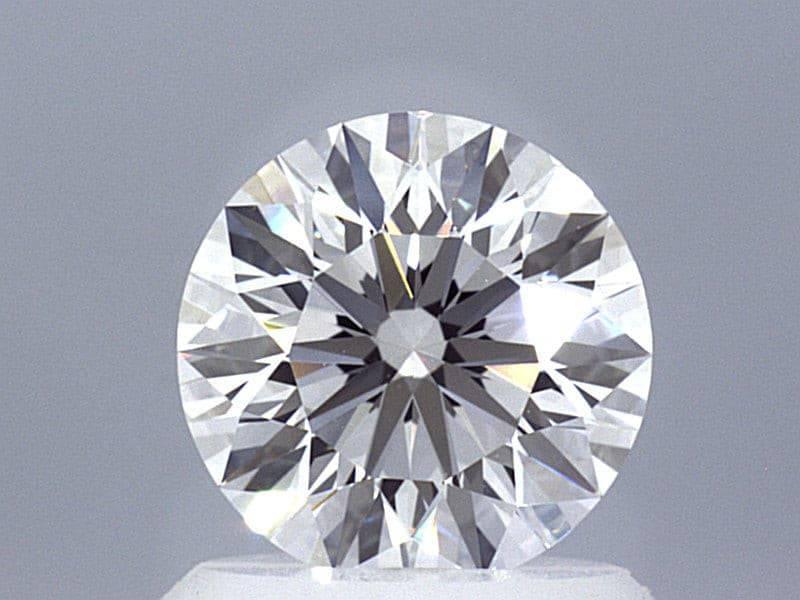 1.12 Carat Round Lab Created Diamond Ring - Shape of Brilliant