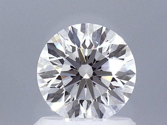 1.12 Carat Round Lab Created Diamond Ring - Shape of Brilliant