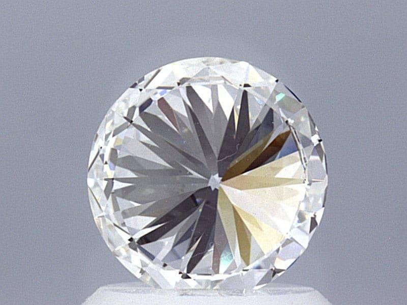 1.12 Carat Round Lab Created Diamond Ring - Shape of Brilliant