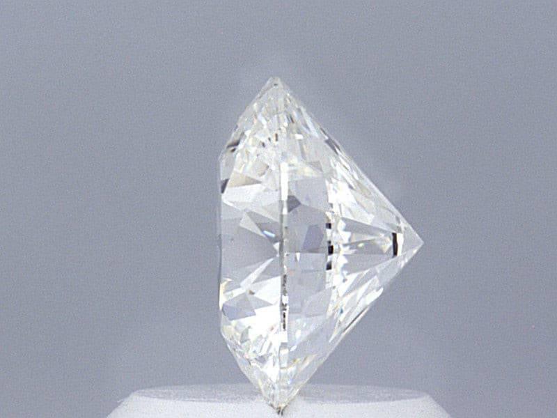 1.12 Carat Round Lab Created Diamond Ring - Shape of Brilliant