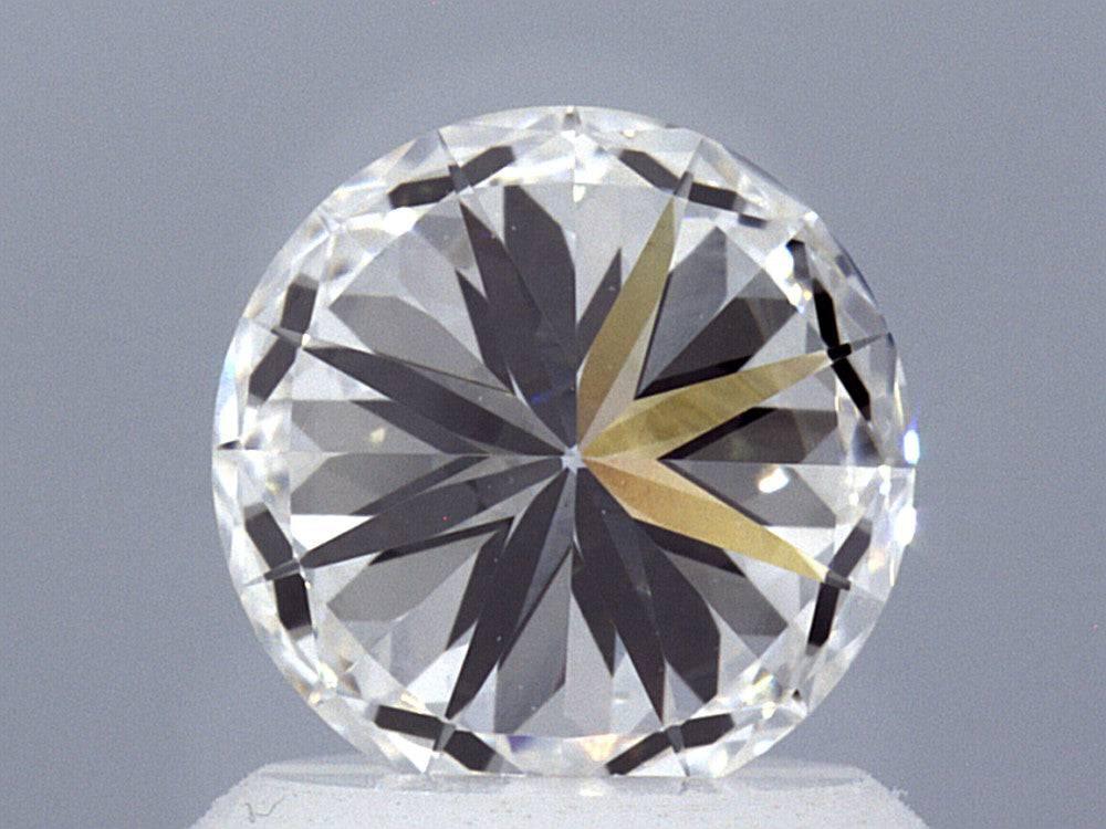 1.17 Carat Lab Created Round Brilliant Solitaire Engagement Ring - Shape of Brilliant