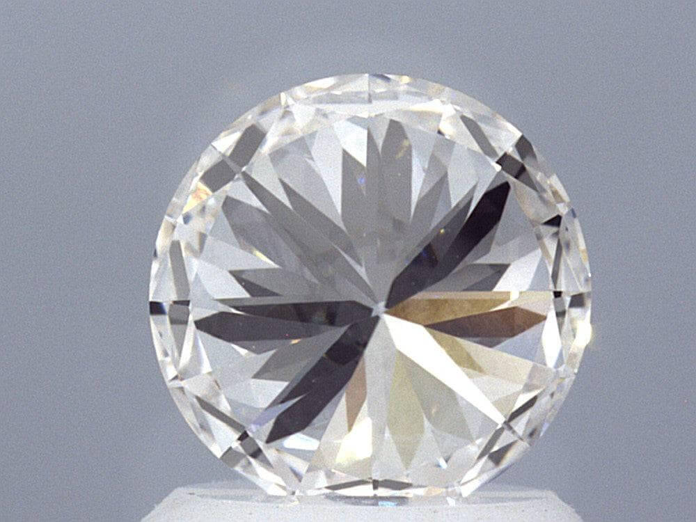 1.24 Carat Lab Created Round Brilliant Diamond Solitaire Ring - Shape of Brilliant