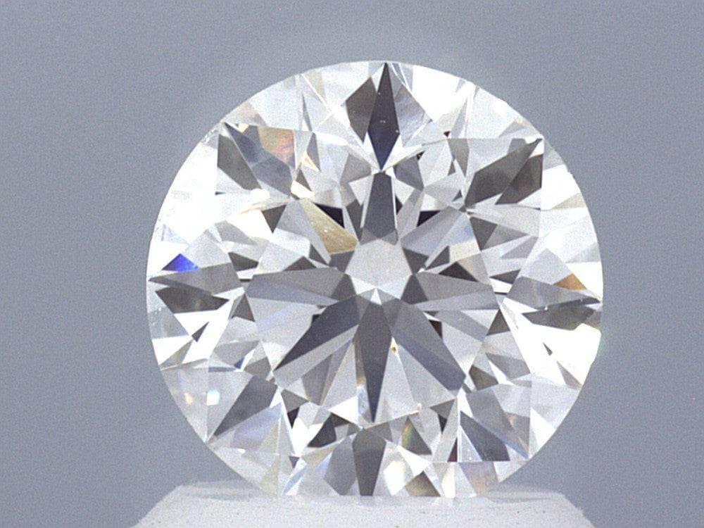 1.29 Carat Lab Created Round Brilliant Diamond Engagement Ring - Shape of Brilliant